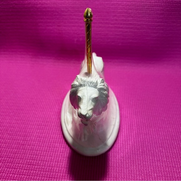 SALE!! DIY Creative crafts ready to paint plaster carousel tiger vintage - Picture 15 of 16